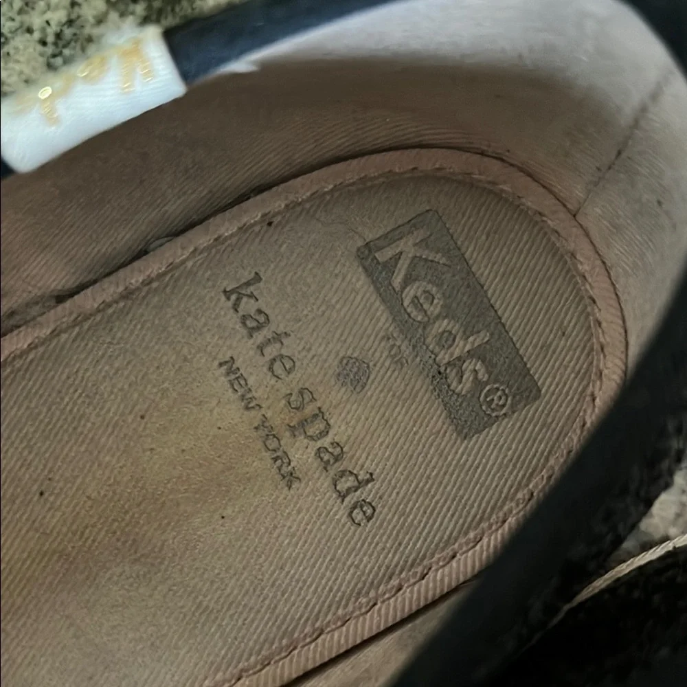 Kate Spade x Keds Black Sparkle Sneakers
